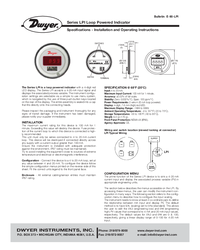 Thumbnail of document Manual - LPI Loop Powered Indicator
